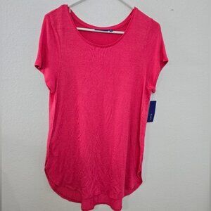 NWT Apt. 9 Short Sleeve Tunic Tee Shirt Women's Size Medium